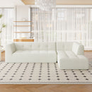 Modular Combination Living Room Sofa Set, Modern Minimalist Sofa, Living Room Upholstered Sofa Bed, Bedroom, 2 Pieces Computer Free Combination, L - Shaped