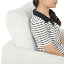 Modern Accent Upholstered Armchair With Pillow