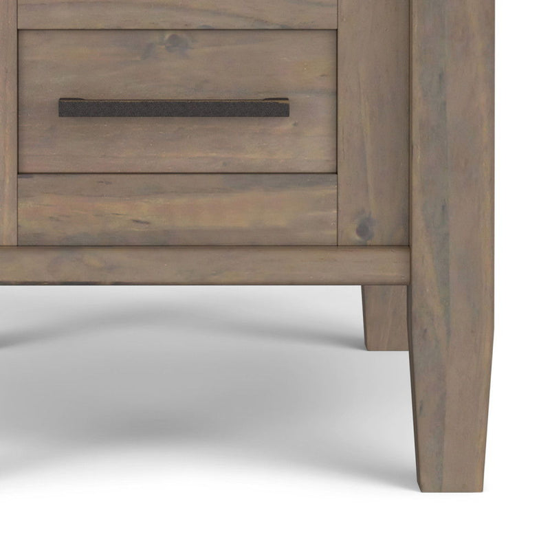 Ela - Narrow End Table - Brown