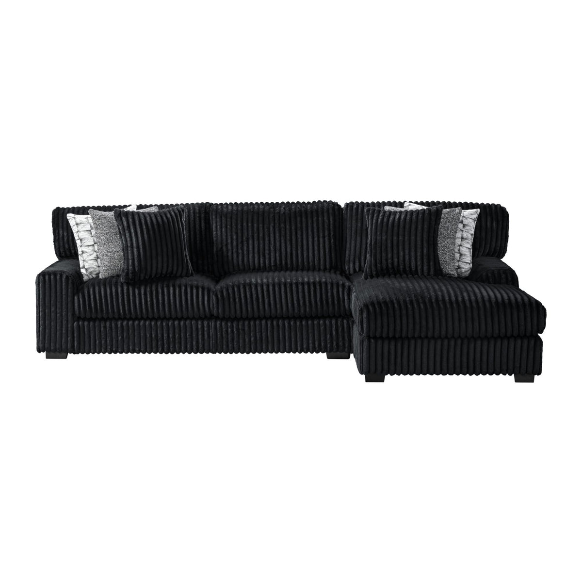 Nightfall 2 Piece Sectional Set in Grand Cord by Elements International, view 6