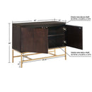 Accent Cabinet With Storage - Morocco / Gold