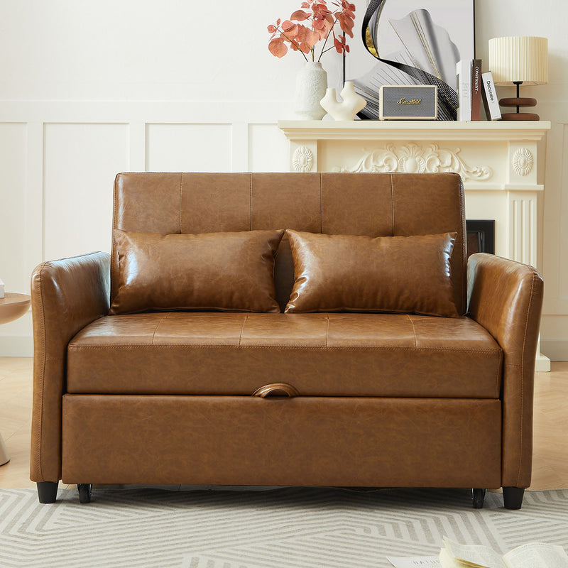 Convertible Sleeper Bed, Adjustable Oversized Armchair With 3 USB Ports