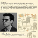 4 Modern Stackable Armchair Matched With Long Table