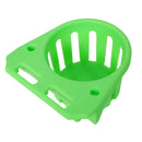 Rolling Detailing Creeper Seat With Wheels, Removable Tool Trays, 300 Lbs Capacity - Green