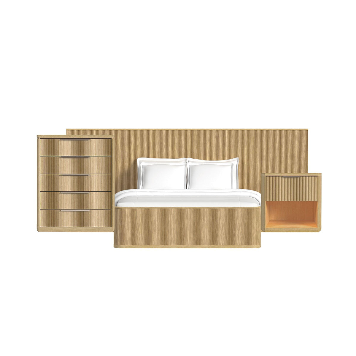 Sylvie Wall Bed Bedroom Set in Dark Brown by Elements International, view 10