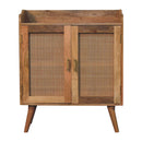 Larissa - T Bar Raised Cabinet - Brown