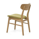Elegant Fabric Dining Chair With Cushioned Seat