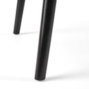 Chic Dining Table With High Pressure Laminate Top And Solid Wood Legs - Natural