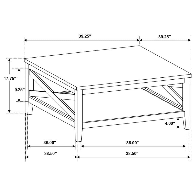 Hollis - Square Coffee And End Table Set