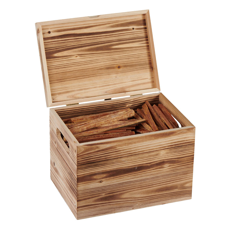 15 Lbs Fatwood Fire Starter Sticks With Box, 100% Natural Kindling Wood, Pine Firewood Firestarter For Campfire, Stove, Fireplace, Bonfires, Grill - Natural