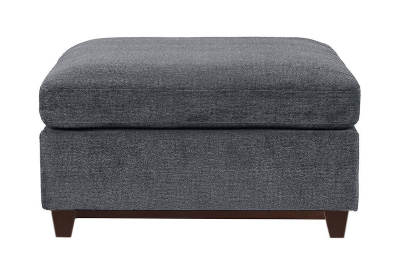 Ash Grey Chenille Fabric Modular Sofa Set 6pc Set Living Room Furniture Couch Sofa Loveseat 4x Corner Wedge 1x Armless Chair and 1x Ottoman Tufted Back