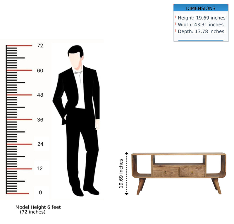 Soba - Nordic Multi Media Unit - Brown