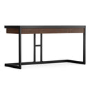 Erina - Desk - Distressed Charcoal Brown