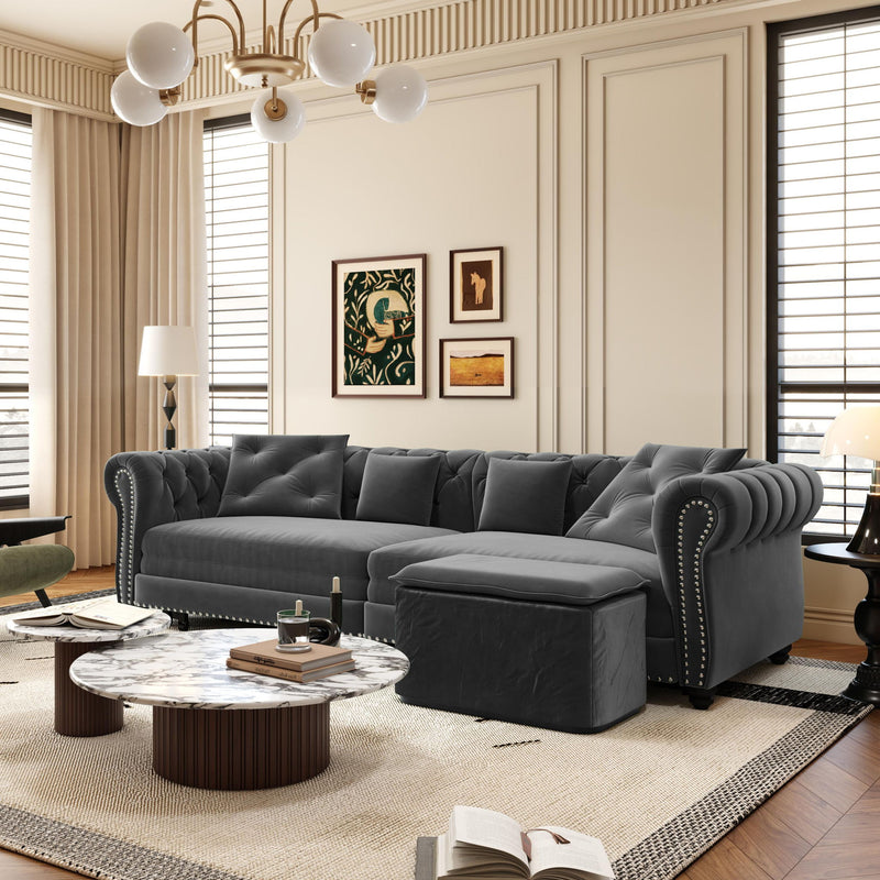 3 In 1 Pull Out Convertible Sleeper Sofa Bed