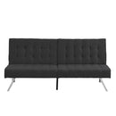 Modern Sofa Bed With Wood Frame And Stainless Legs