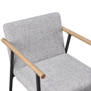Modern Dining Chair With Iron Frame (Set of 2)