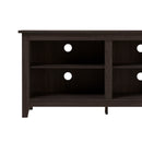 Modern Transitional 3 Shelf Open Storage 70" TV Stand For 80" TVs