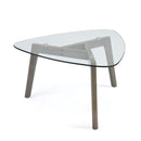 Modern Coffee Table With Wood Construction And Compact Design