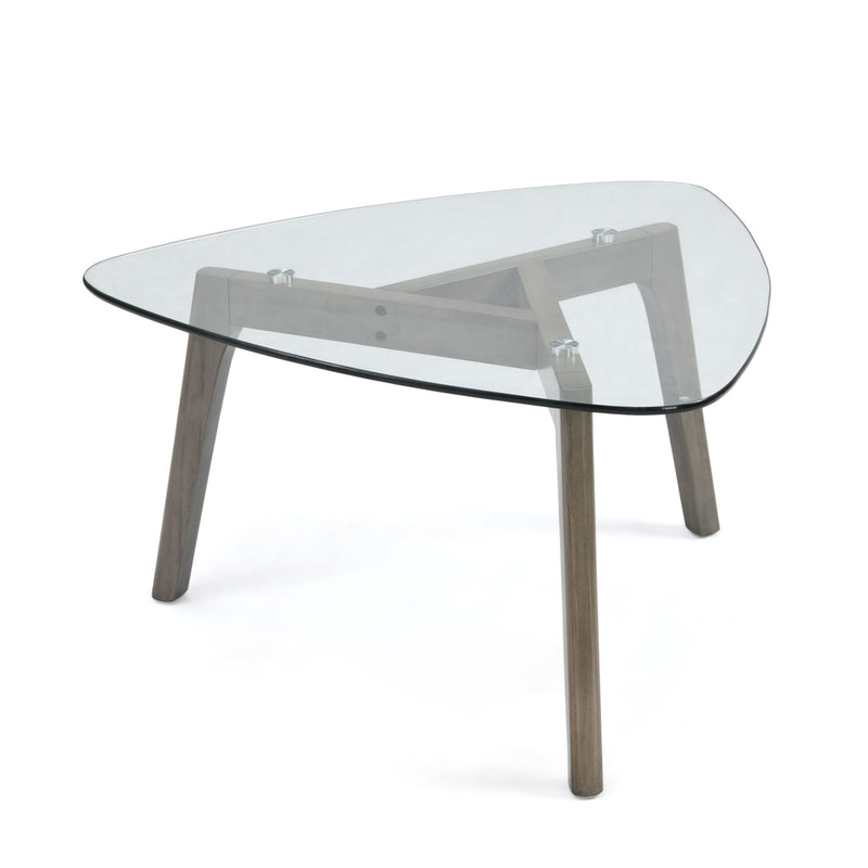 Modern Coffee Table With Wood Construction And Compact Design