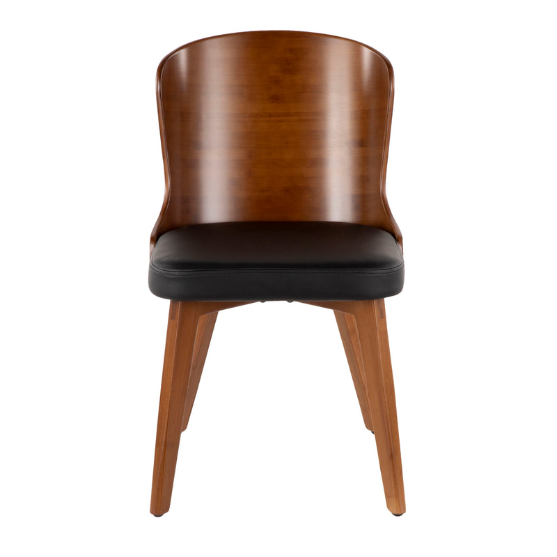 Bocello - Mid-Century Chair - Walnut / Black