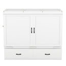 Murphy Bed With USB Port And A Large Drawer