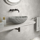Bathroom Vessel Sink, Circular Design