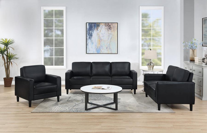 Ruth - Upholstered Track Arm Accent Chair
