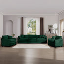 Elegant Corduroy Oversized Sectional Sofa Set With Deep Seats And Flexible Layout
