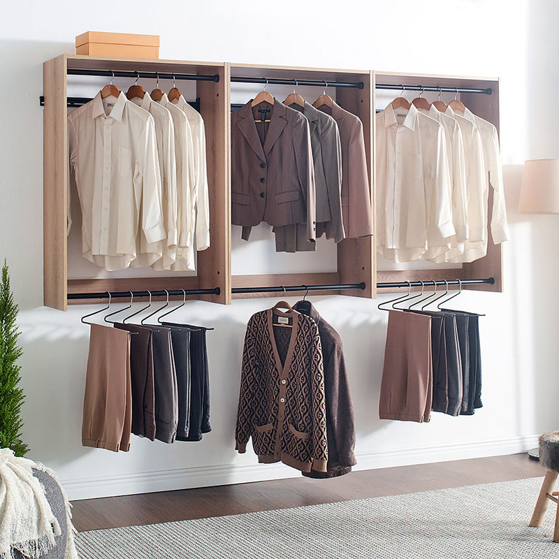 Devi - Wall Mounted Closet System, Modular Units