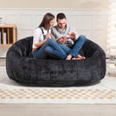 Bean Bag Lazy Sofa, Durable Comfort Lounger High Back Bean Bag Chair Couch