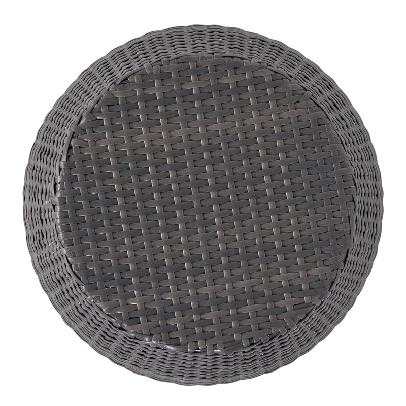 Outdoor Wicker Patio Side Table