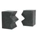 Rectangular Outdoor Indoor Accent Side Table (Set of 2)