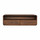 Floating Open Console - Chestnut