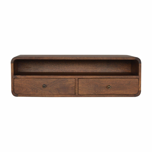 Floating Open Console - Chestnut