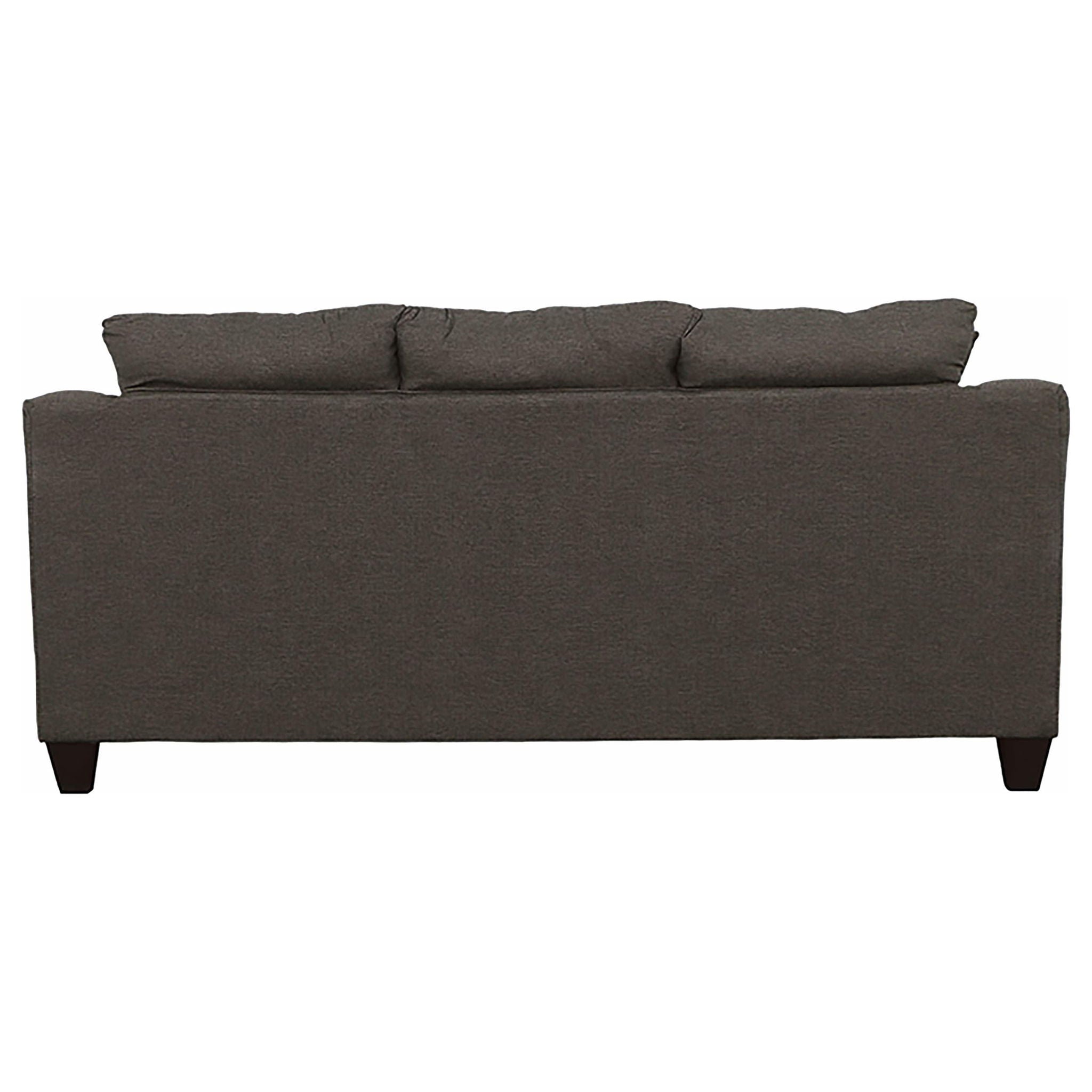 Salizar Upholstered Flared Arm Sofa Charcoal Grey