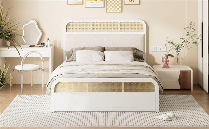 Platform Bed With Trundle And 2 Drawers