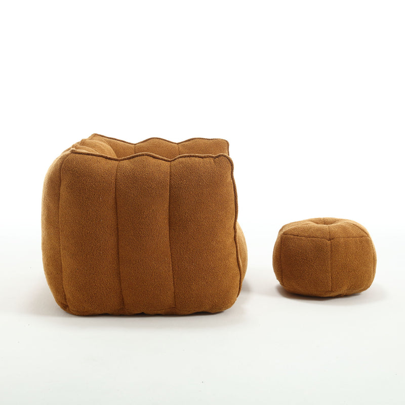 Soft Bean Bag Chair With High Resilient Foam (Chips)