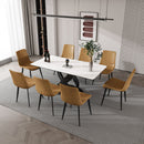 Rectangular Dining Table - Black / White
