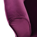 Glitter - Upholstered Swivel Chair With Loose Cover And Curved Back