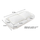 Contemporary Folding Sofa Chair With 5 Adjustable Positions For Gaming, Meditation, And Relaxation