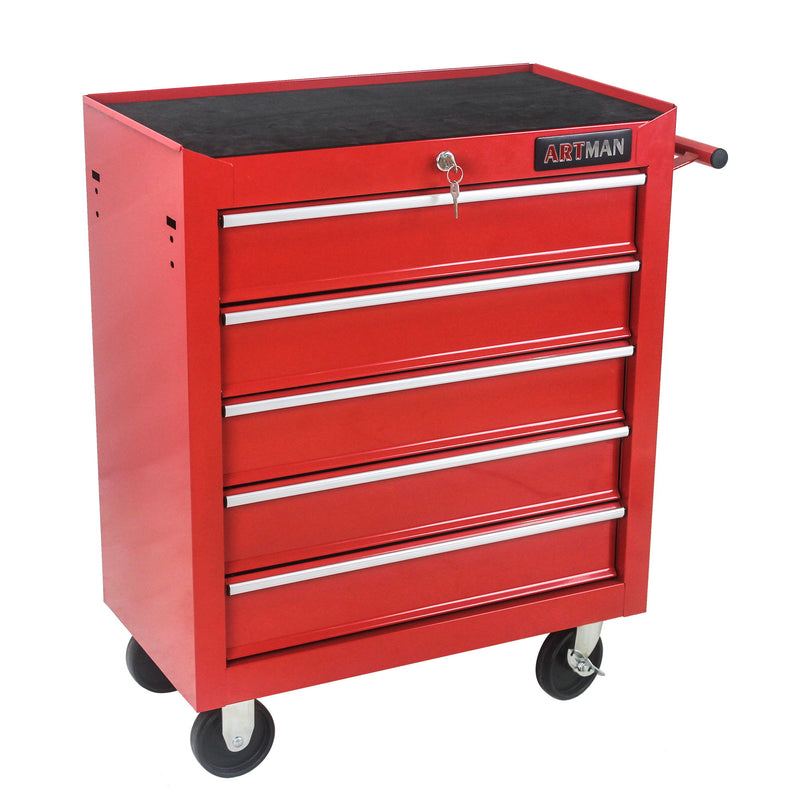 Multifunctional Tool Cart With Wheels And Drawers