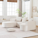 Modular Sectional Sofa With L Shape Chaise With Deep Seat