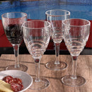 Swirl Plastic Wine Glasses (Set of 4)