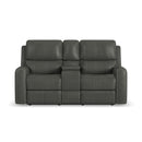Linden - Power Reclining Loveseat With Console & Power Headrests & Lumbar