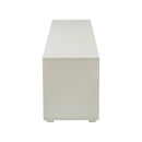 QuickassembleFashionTVstand,TVCabinet,entertainment center TV station,TVconsole,console with LED light belt, light belt can be remote control,with cabinets,open cells,for the living room,bedroom,white