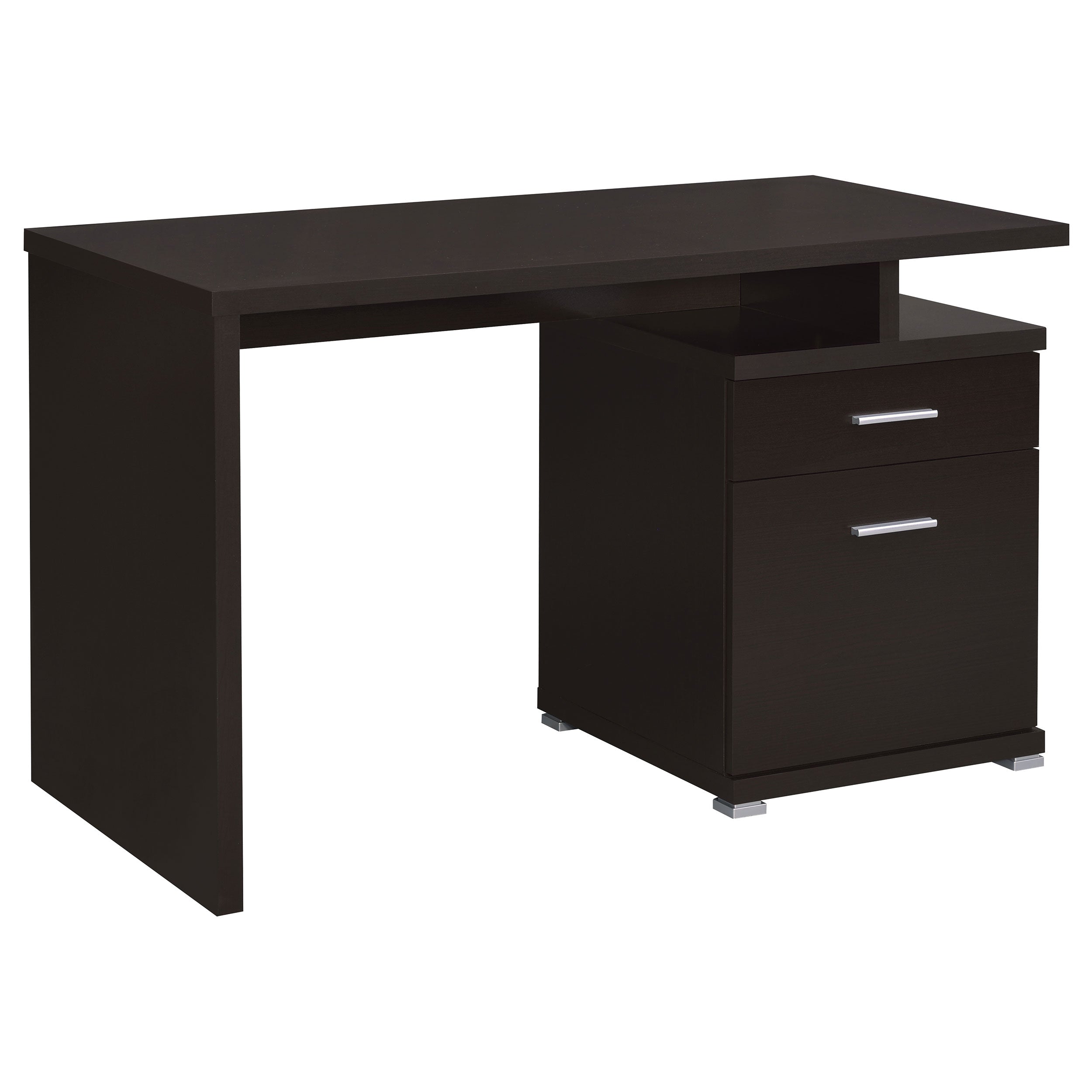 Irving 47-inch 2-drawer Office Computer Desk Cappuccino — view 2
