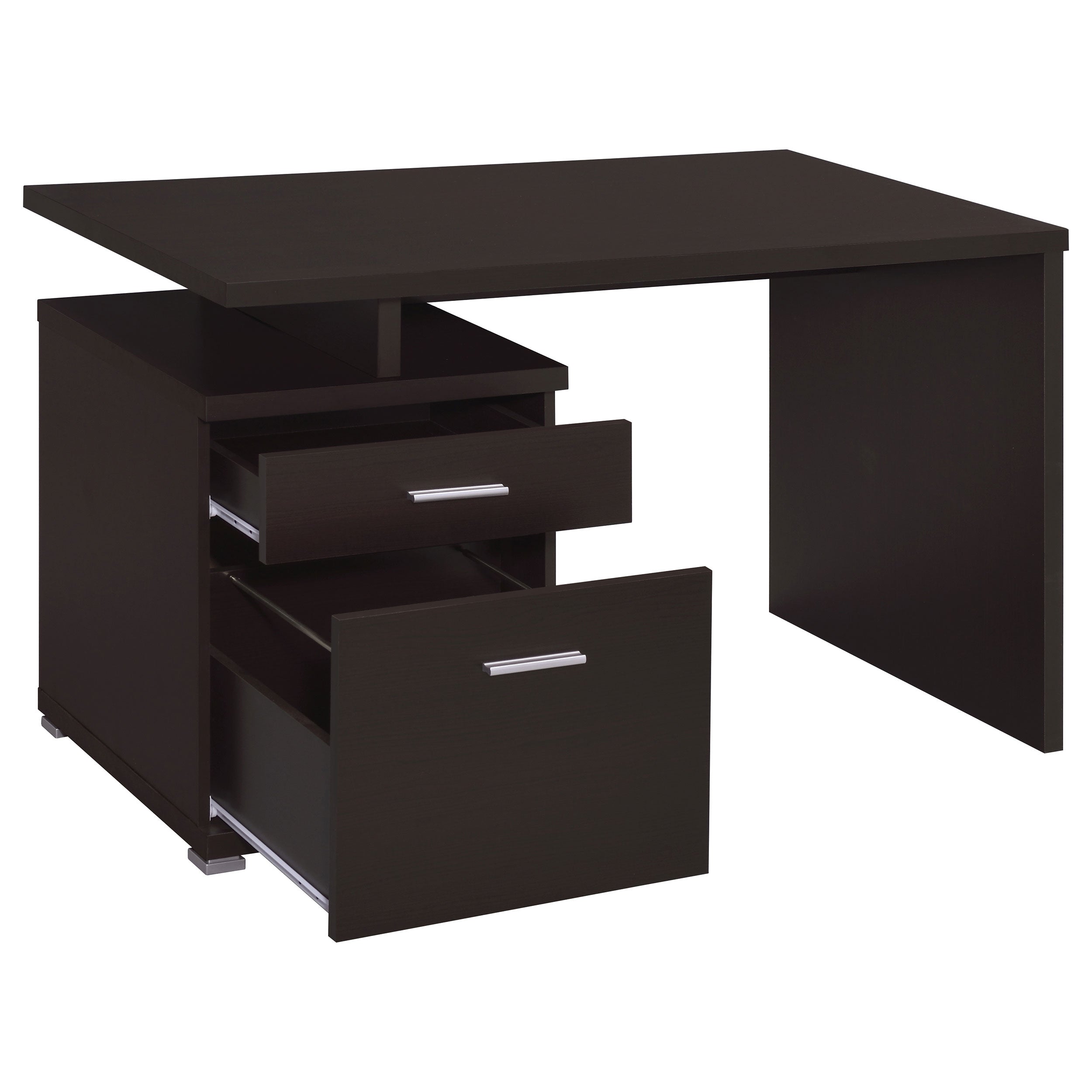 Irving 47-inch 2-drawer Office Computer Desk Cappuccino — view 5