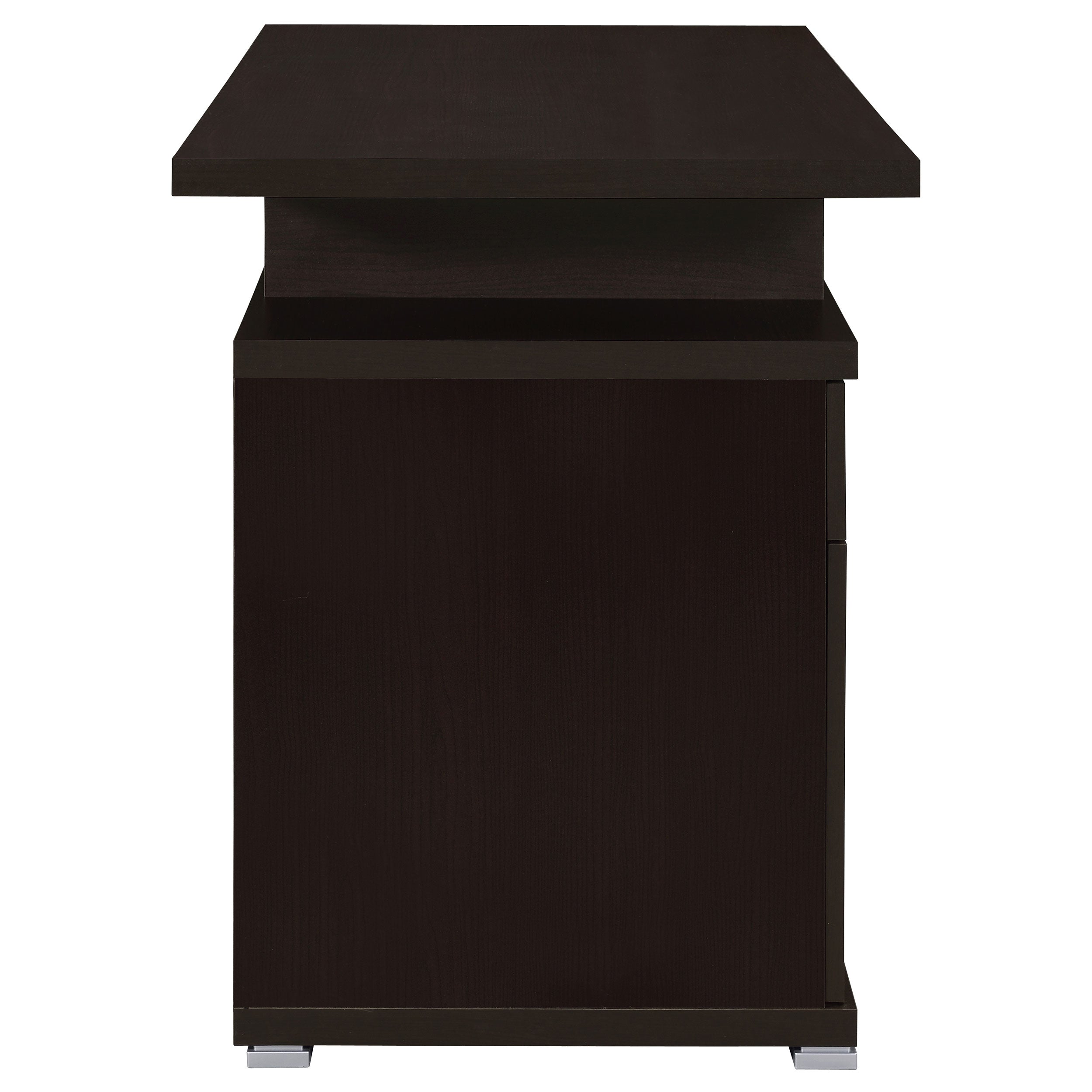 Irving 47-inch 2-drawer Office Computer Desk Cappuccino — view 10