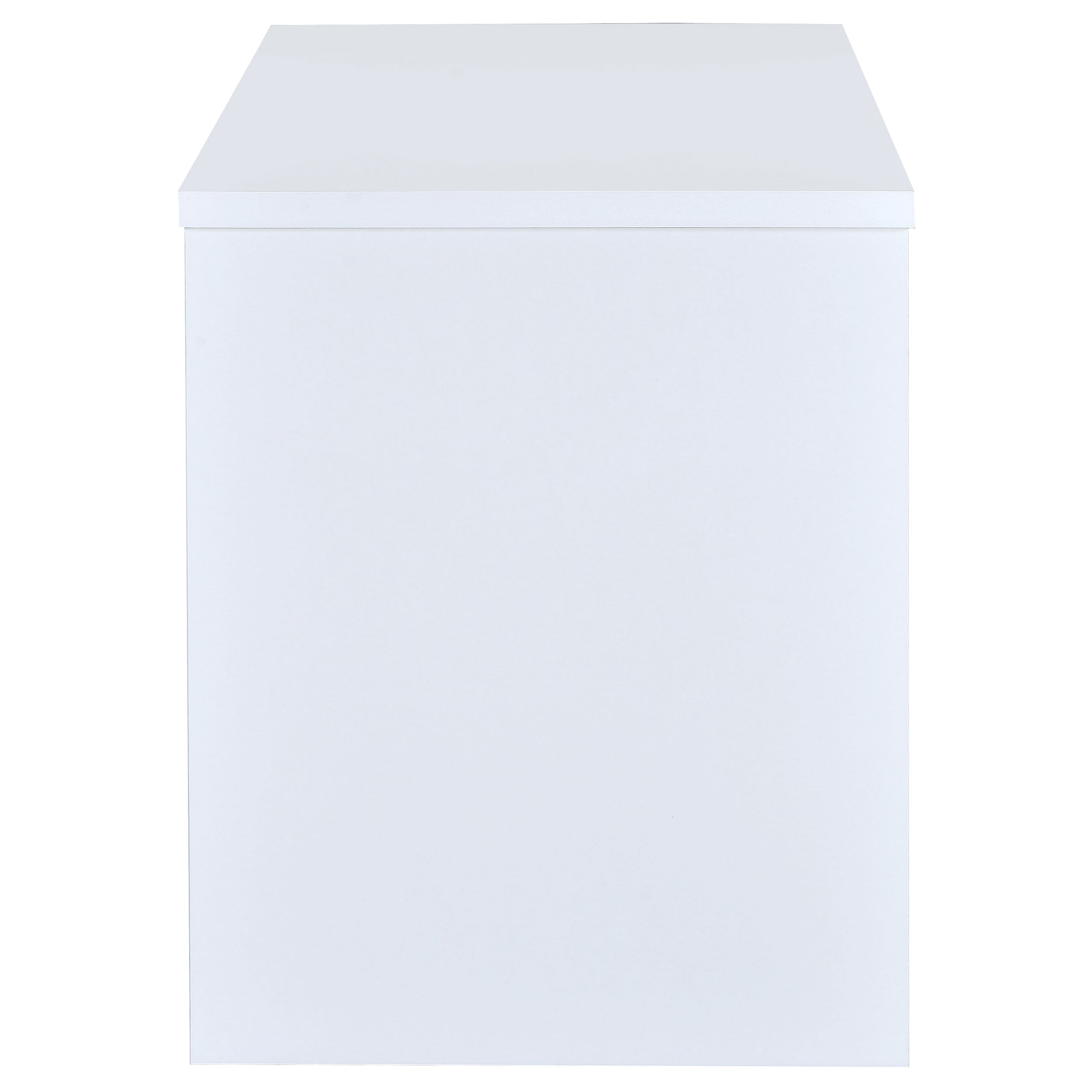 Irving 47-inch 2-drawer Office Computer Desk White — view 10