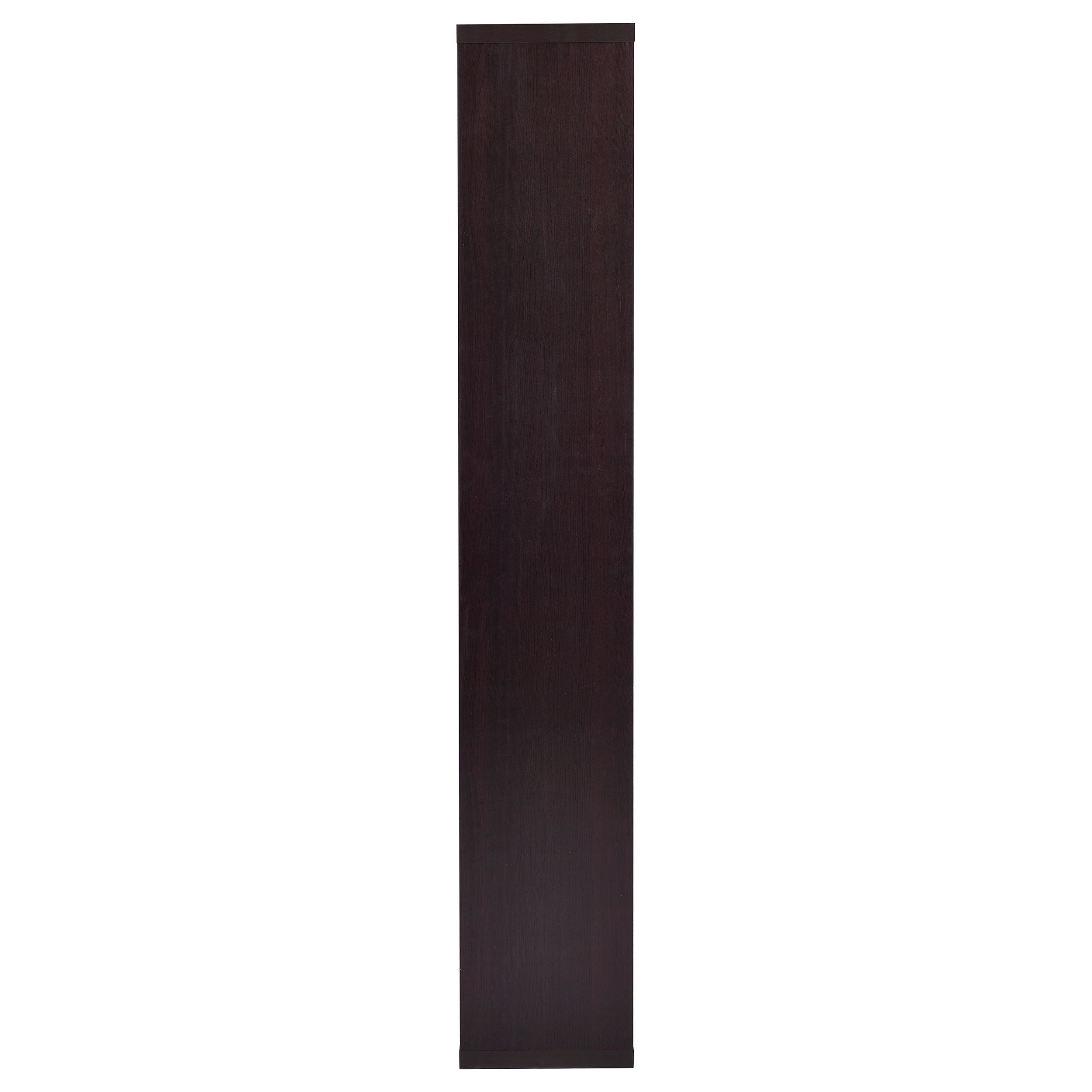 Theo 71-inch 6-shelf Bookshelf Cappuccino — view 5